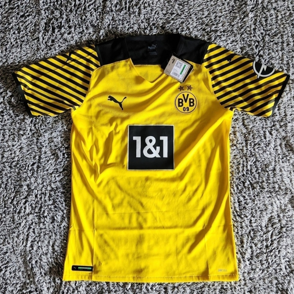 2022 Borussia Haaland Puma Soccer Jersey Men Size Large